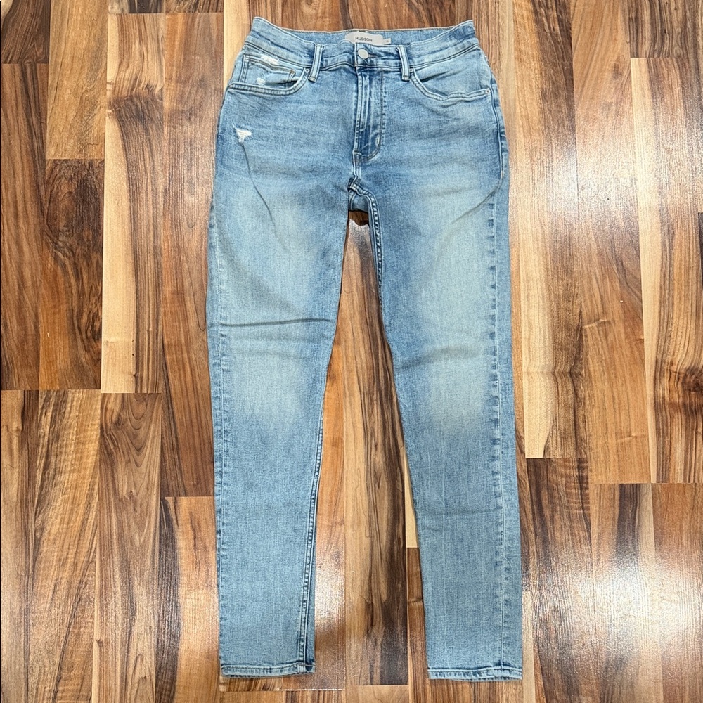 Hudson Zack Faded Blue Denim Jeans